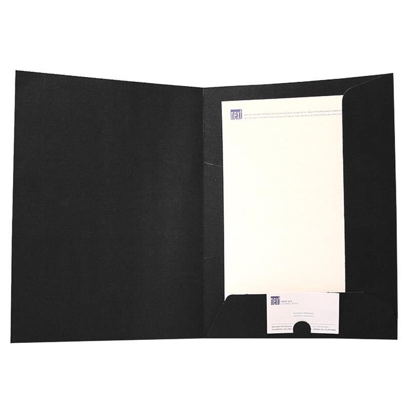 Next φάκελος παρουσίασης (folder) classic μαύρος Υ32x24εκ. Δυνατότητα εκτύπωσης