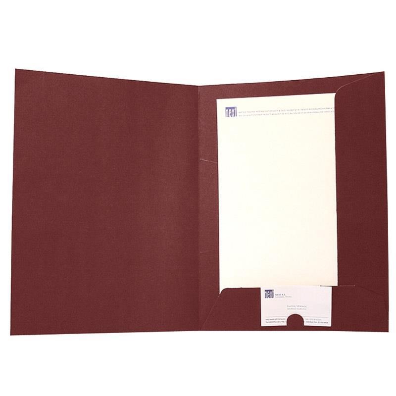 Next φάκελος παρουσίασης (folder) classic μπορντώ Υ32x24εκ. Δυνατότητα εκτύπωσης