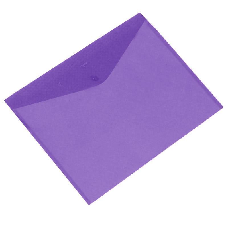 Φάκελος κουμπί PP μωβ Α4 Υ32x24εκ.